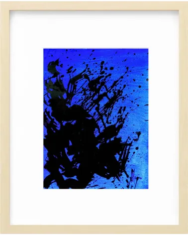 Composition n°357. Œuvre abstraite de Jean-Jacques Marie sur papier