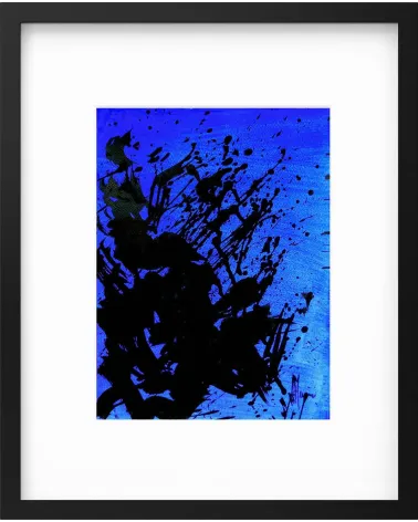 Composition n°357. Œuvre abstraite de Jean-Jacques Marie sur papier