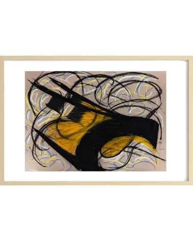 Création G310. Format 50 x 70 cm. Œuvre abstraite de Jean-Jacques Marie sur papier