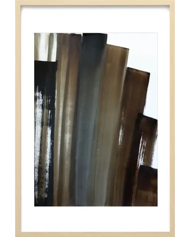 Composition n°1319. Format 70 x 50 cm. Œuvre abstraite de Jean-Jacques Marie sur papier