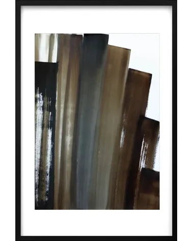 Composition n°1319. Format 70 x 50 cm. Œuvre abstraite de Jean-Jacques Marie sur papier