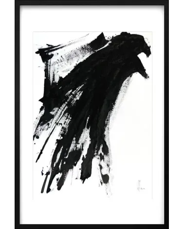 Composition n°1447. Format 70 x 50 cm. Œuvre abstraite de Jean-Jacques Marie sur papier