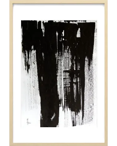 Composition n°1452. Format 70 x 50 cm. Œuvre abstraite de Jean-Jacques Marie sur papier