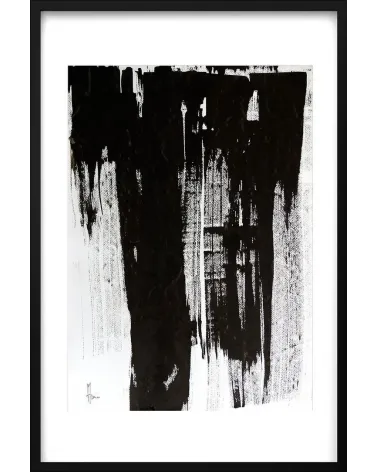 Composition n°1452. Format 70 x 50 cm. Œuvre abstraite de Jean-Jacques Marie sur papier