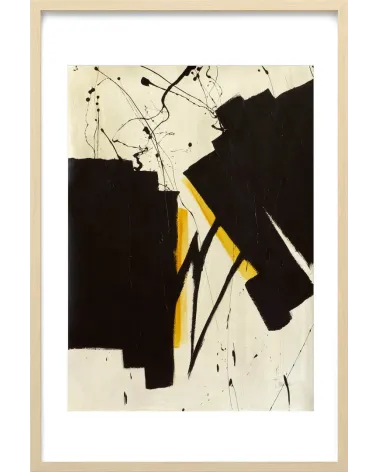 Composition n°2706. Format 70 x 50 cm. Œuvre abstraite de Jean-Jacques Marie sur papier