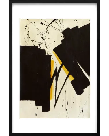 Composition n°2706. Format 70 x 50 cm. Œuvre abstraite de Jean-Jacques Marie sur papier