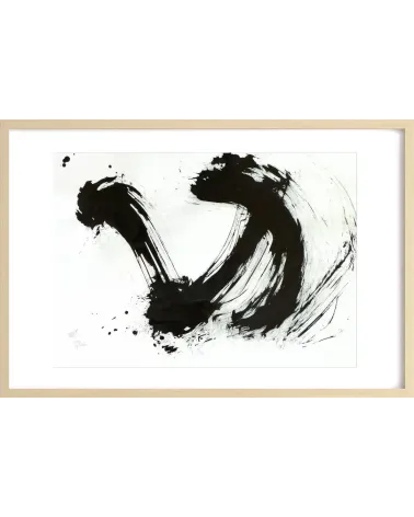 Composition n°2716. Format 50 x 70 cm. Œuvre abstraite de Jean-Jacques Marie sur papier