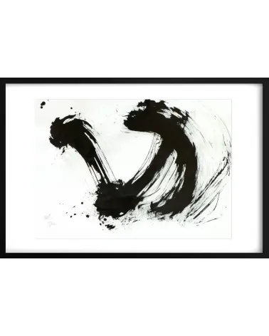 Composition n°2716. Format 50 x 70 cm. Œuvre abstraite de Jean-Jacques Marie sur papier