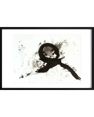 Composition n°2720. Format 50 x 70 cm. Œuvre abstraite de Jean-Jacques Marie sur papier