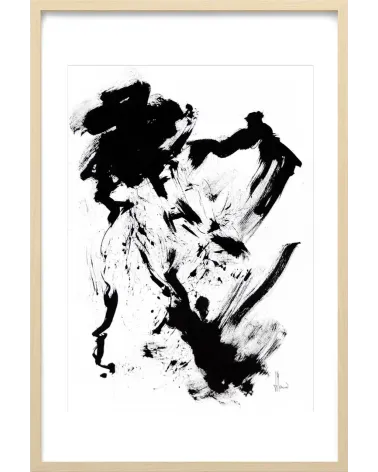 Composition n°516. Format 70 x 50 cm. Œuvre abstraite de Jean-Jacques Marie sur papier