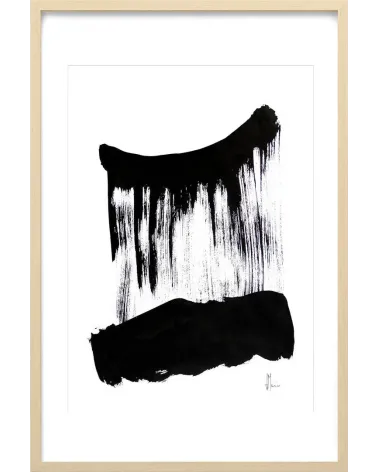 Composition n°538. Format 70 x 50 cm. Œuvre abstraite de Jean-Jacques Marie sur papier