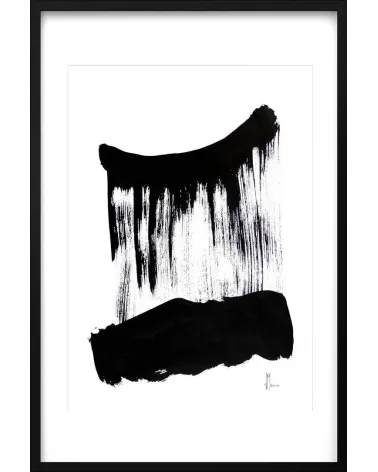 Composition n°538. Format 70 x 50 cm. Œuvre abstraite de Jean-Jacques Marie sur papier