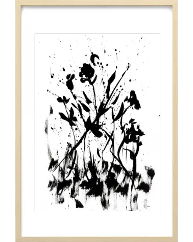 Composition n°559. Format 70 x 50 cm. Œuvre abstraite de Jean-Jacques Marie sur papier