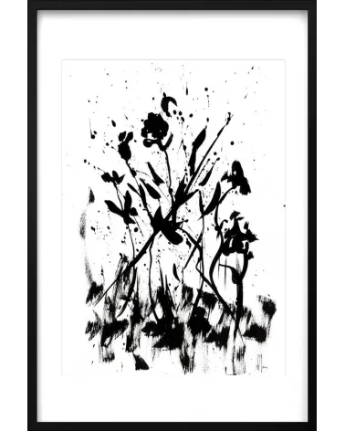 Composition n°559. Format 70 x 50 cm. Œuvre abstraite de Jean-Jacques Marie sur papier
