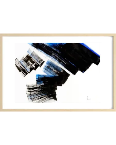 Composition n°657. Format 50 x 70 cm. Œuvre abstraite de Jean-Jacques Marie sur papier