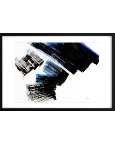 Composition n°657. Format 50 x 70 cm. Œuvre abstraite de Jean-Jacques Marie sur papier