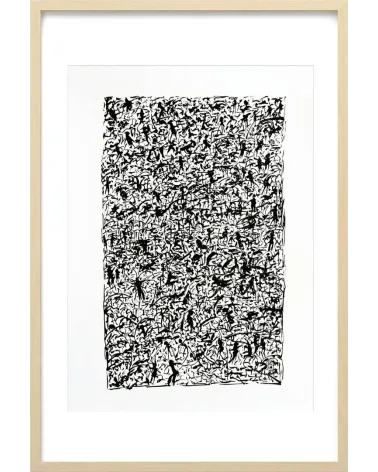 Création S080. Scriptoglyphes de Jean-Jacques Marie sur papier