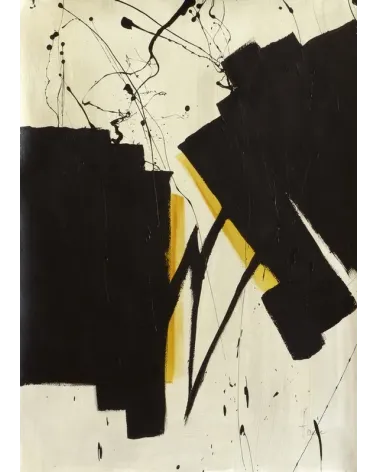 Composition n°2706. Format 70 x 50 cm. Œuvre abstraite de Jean-Jacques Marie sur papier