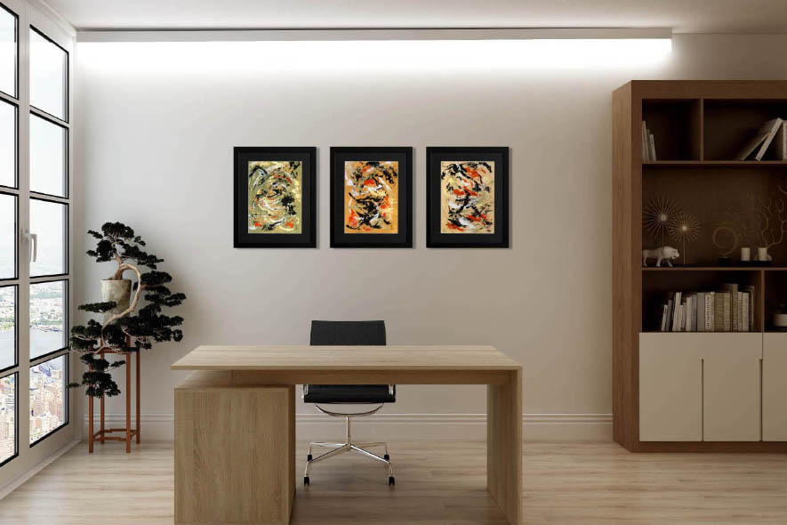 Idée décoration murale design pour un bureau