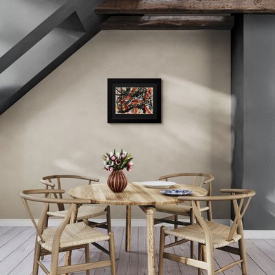 idée décoration murale design pour salle à manger