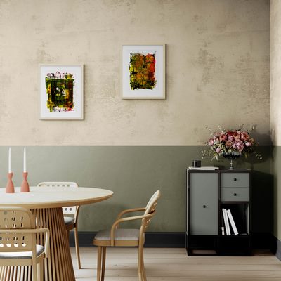 idée décoration murale design pour séjour