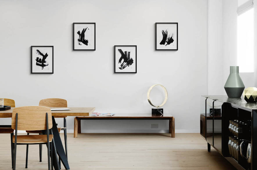 Idée décoration murale design pour un salon