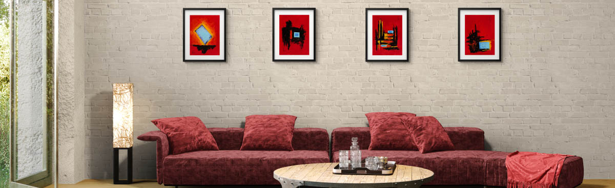 Décoration rouge