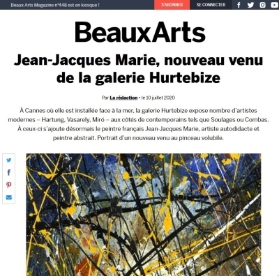 Beaux Arts magazine : Jean-Jacques Marie